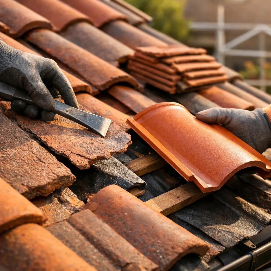 Réparation de toiture et remplacement de tuiles à Lille - MR Vais